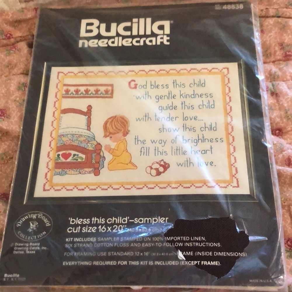 BOGO - Bucilla Stamped Sampler
